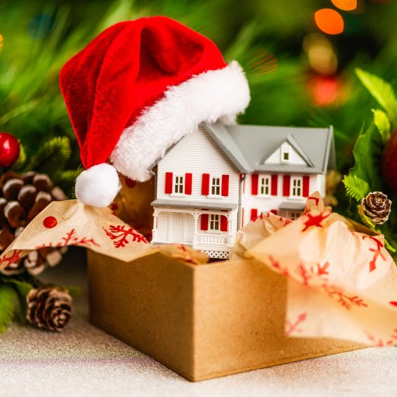 house as a christmas present