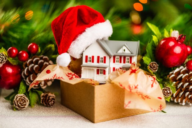 house as a christmas present