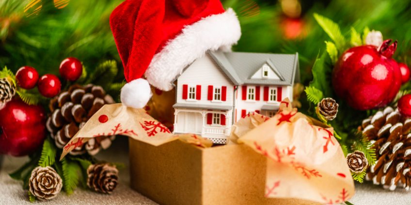 house as a christmas present
