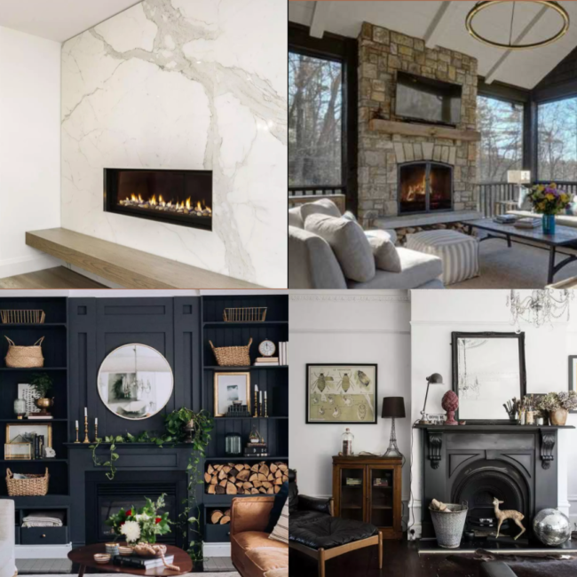 pictures of fireplace designs